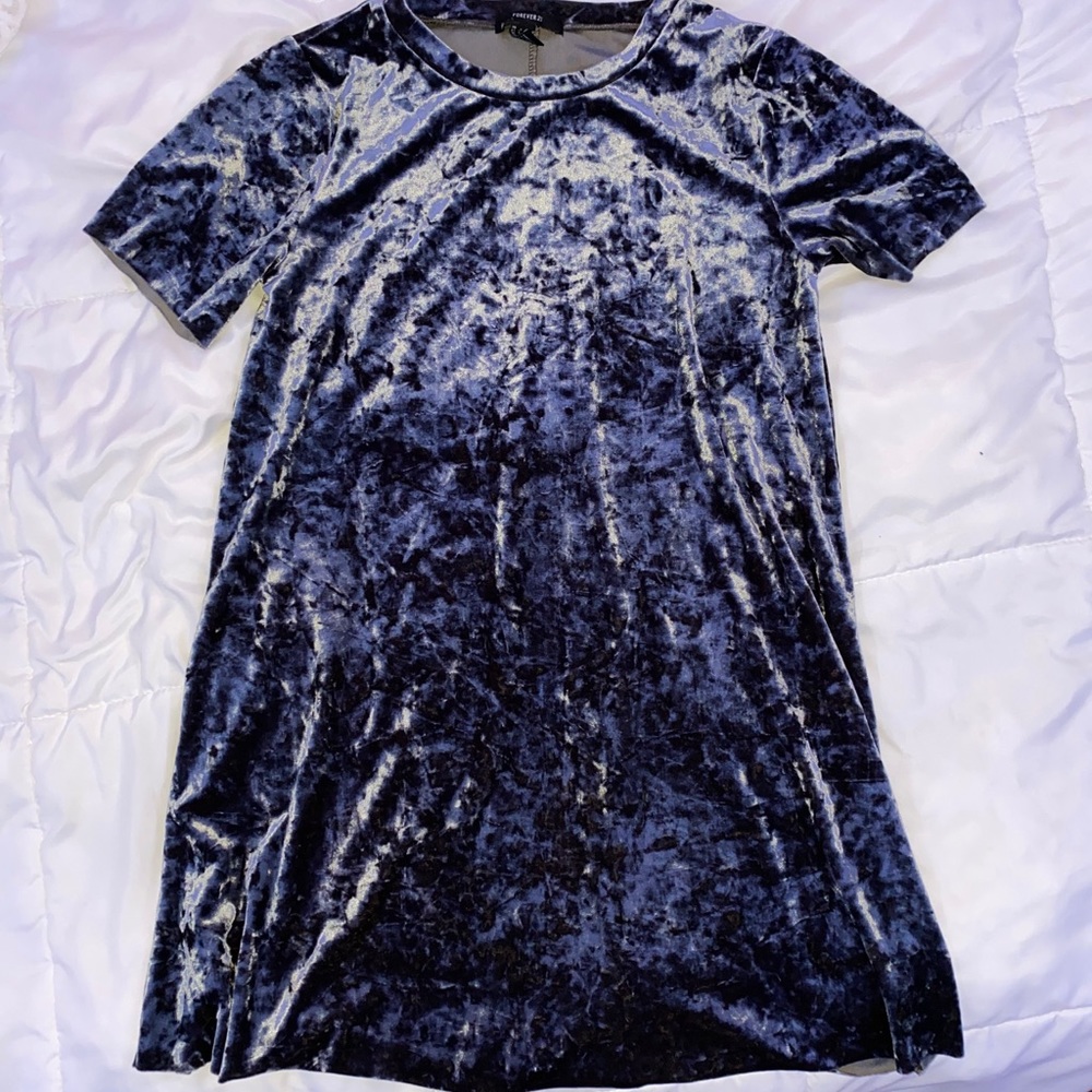 crushed velvet dress